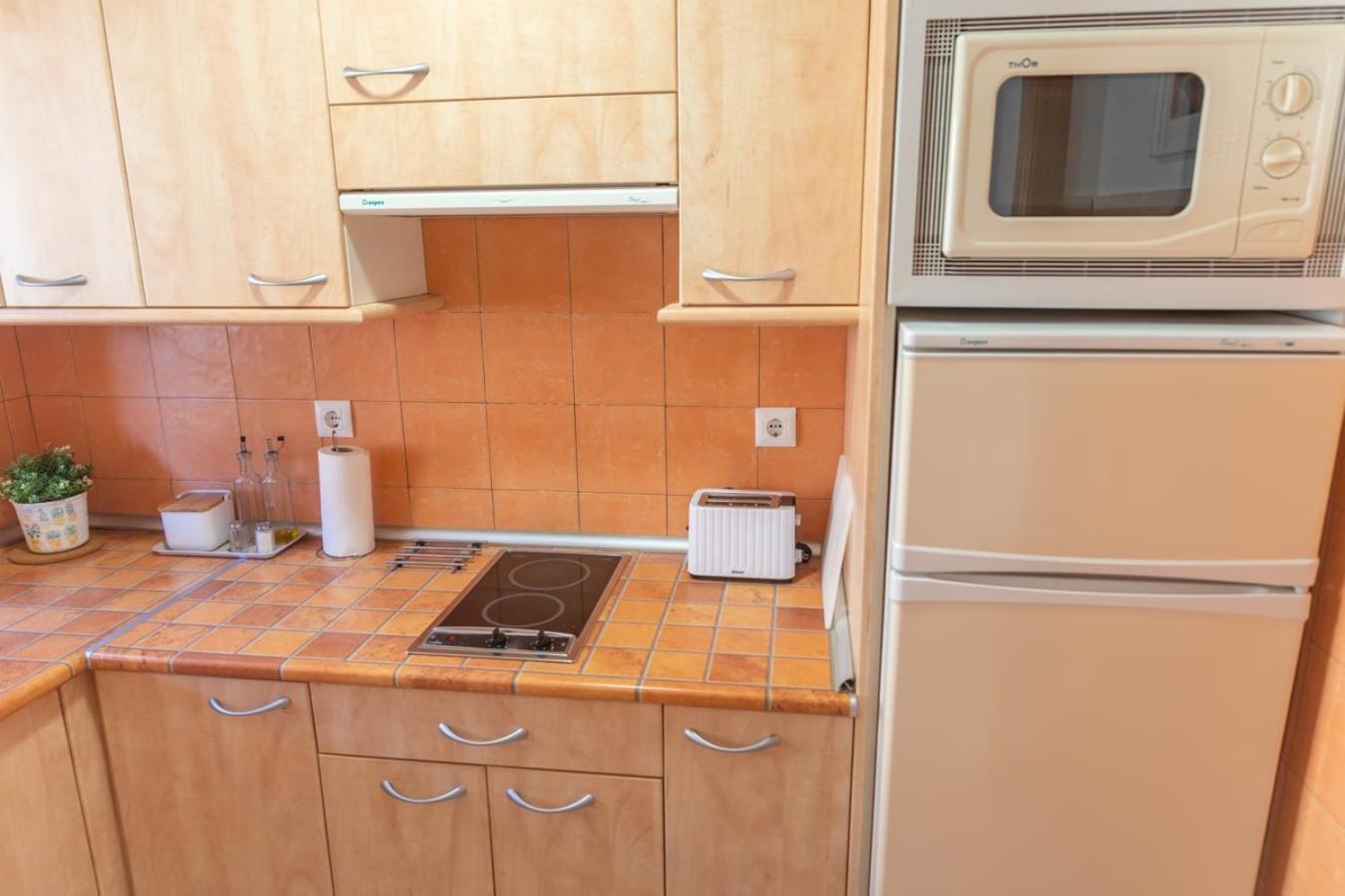 Apartamento Sereno 4 - Piscina, Garaje, Terraza Y Playa 洛斯卡尼奥斯德梅卡 外观 照片
